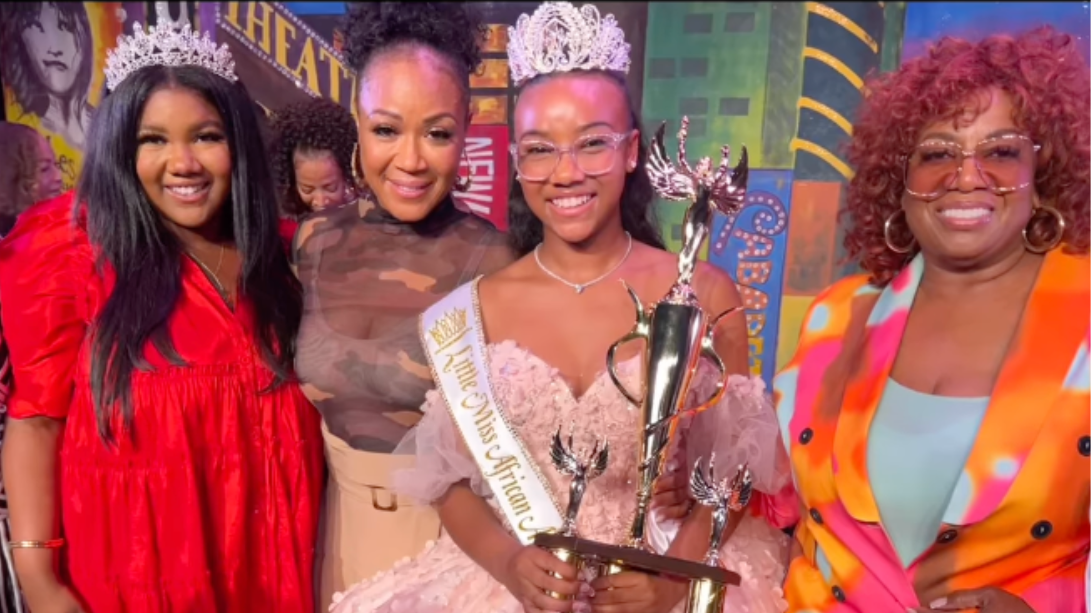 Erica Campbell Coaches Daughter Zaya to Little Miss African American Pageant Win